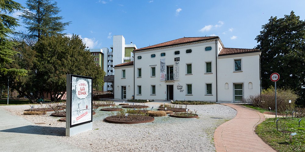 Creaa Progetti: PAFF! Vista frontale della Villa di Parco Galvani a Pordenone, sede del museo PAFF!