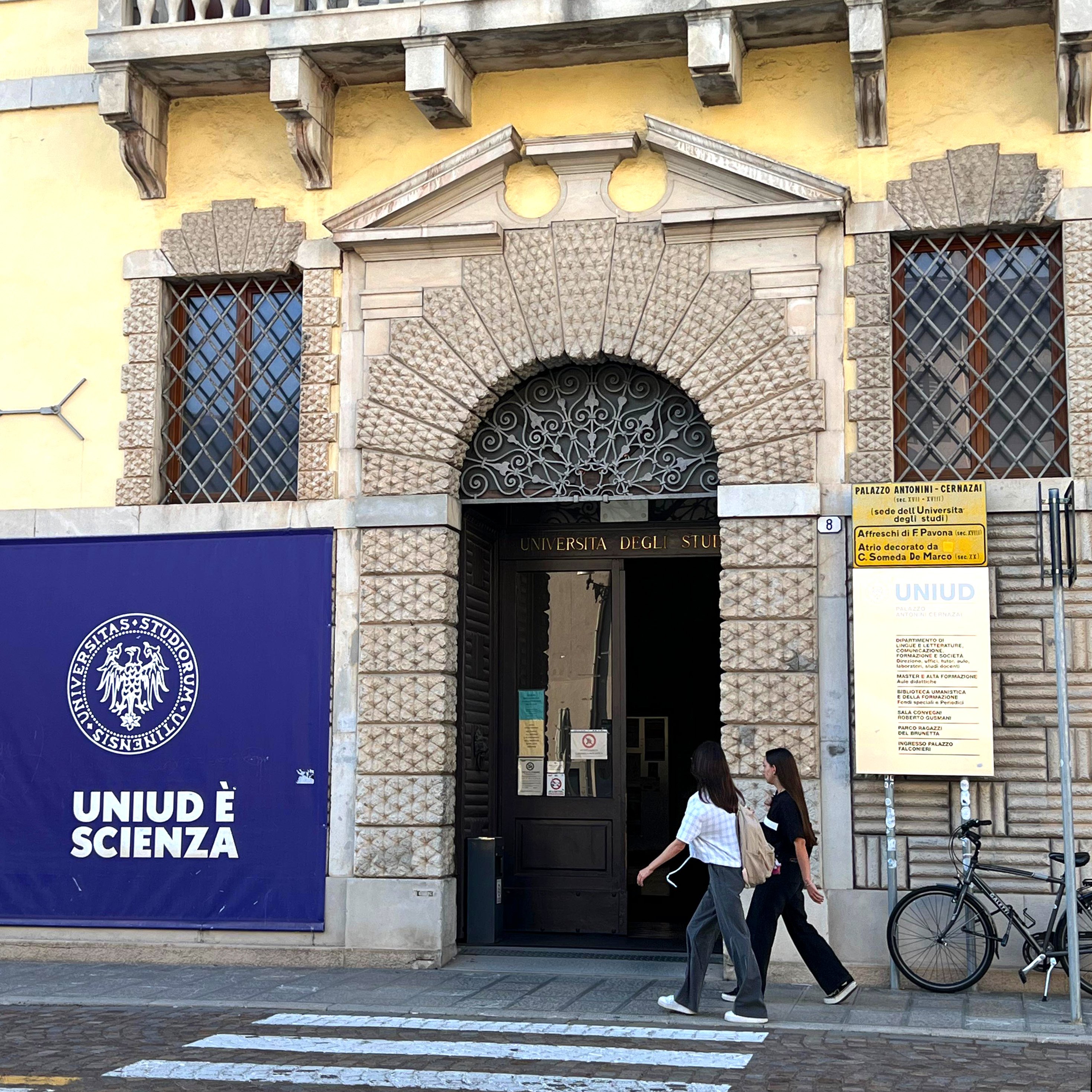 Ingresso UniUd Palazzo Antonini