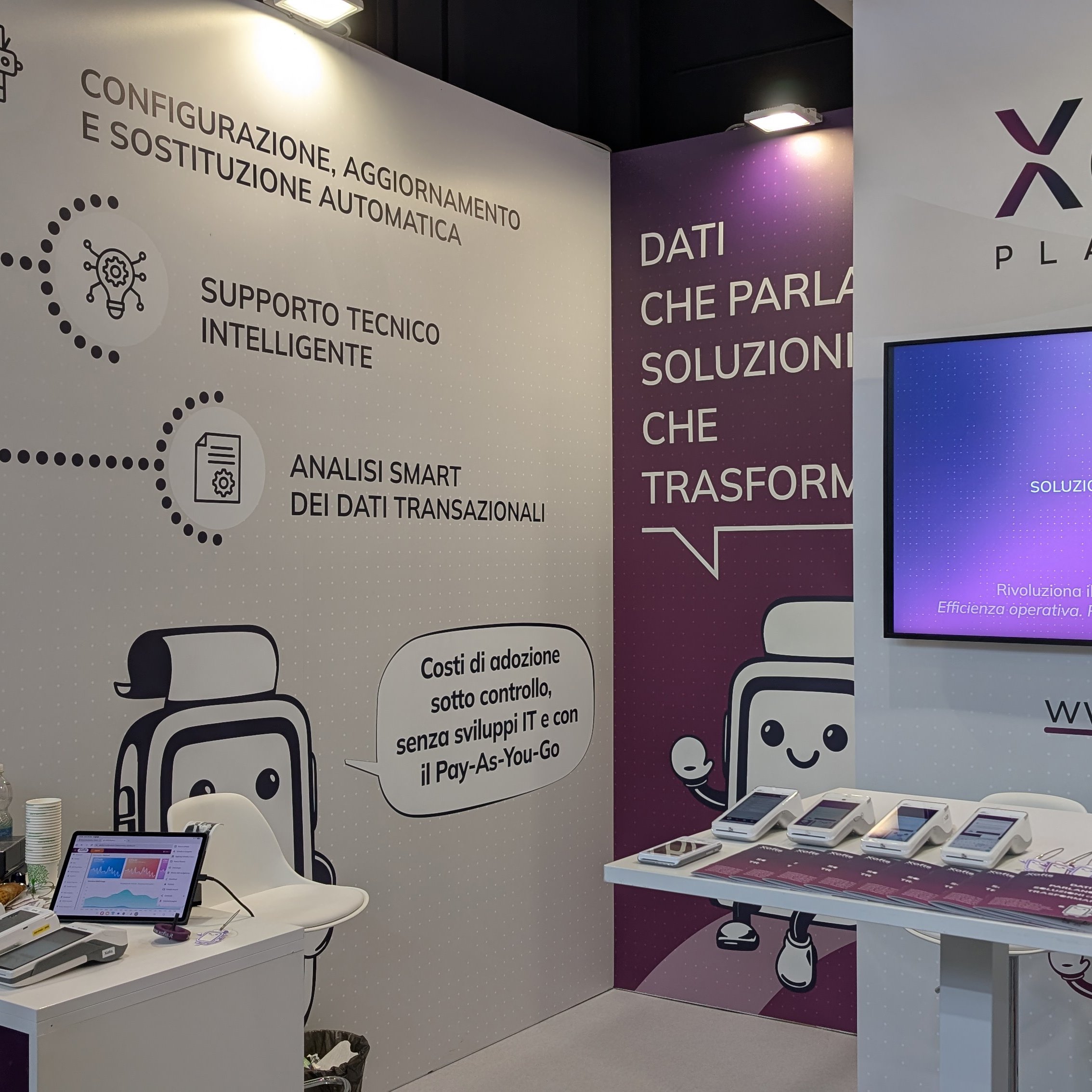 Stand Xofis al Salone dei Pagamenti 2025