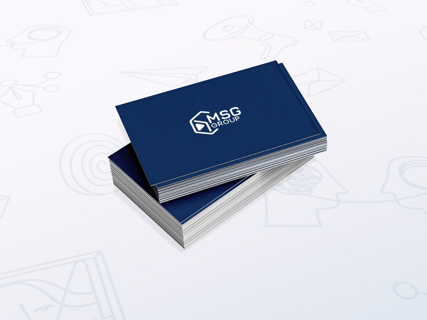 Biglietti da visita con logo MSG Biglietti da visita con logo MSG
